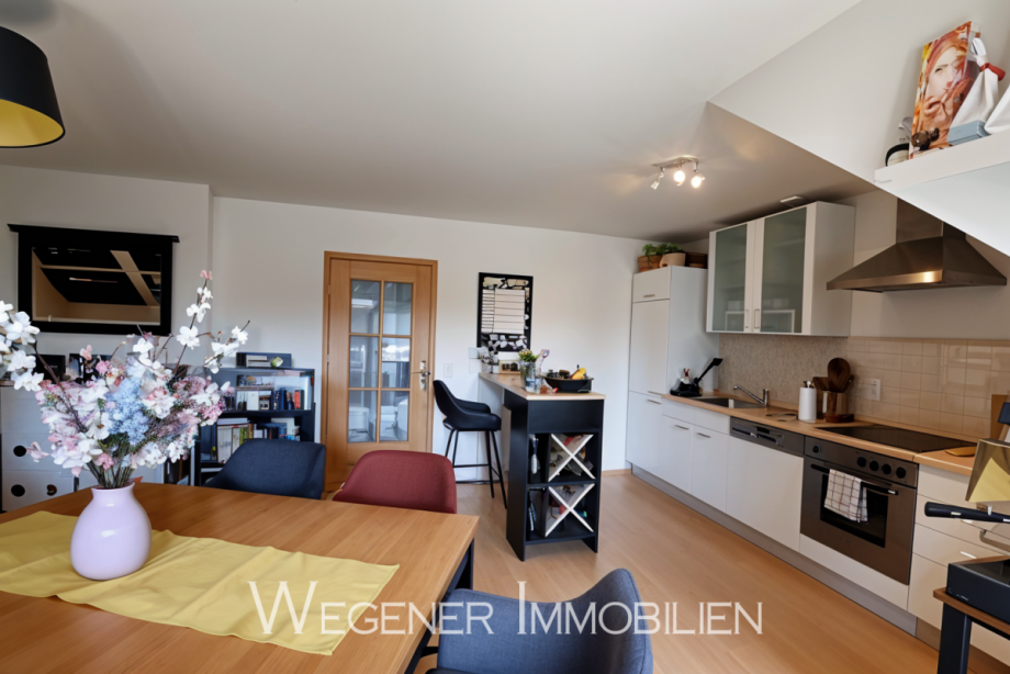 Essbereich_K�che Dachgeschosswohnung M�nchen