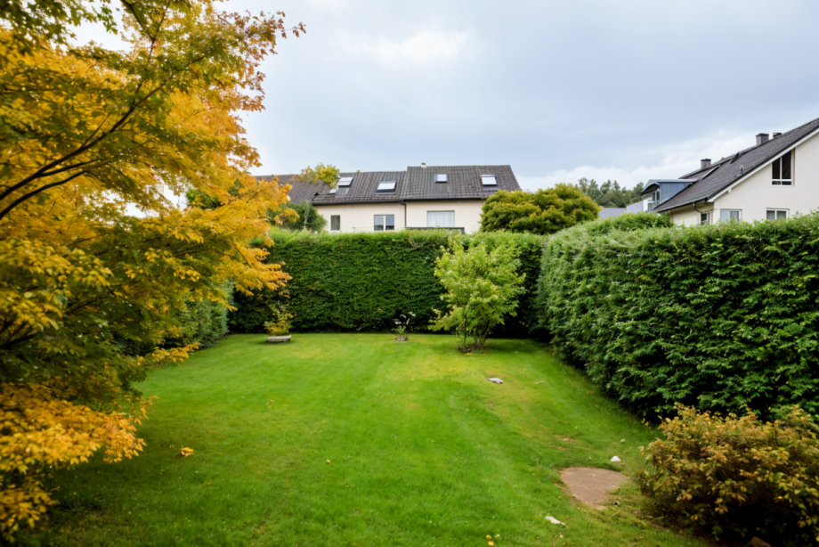 Gartenansicht Doppelhaush�lfte M�nchen