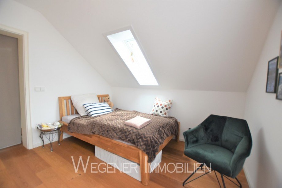 Schlafen - Eichenparkett Dachgeschosswohnung M�nchen