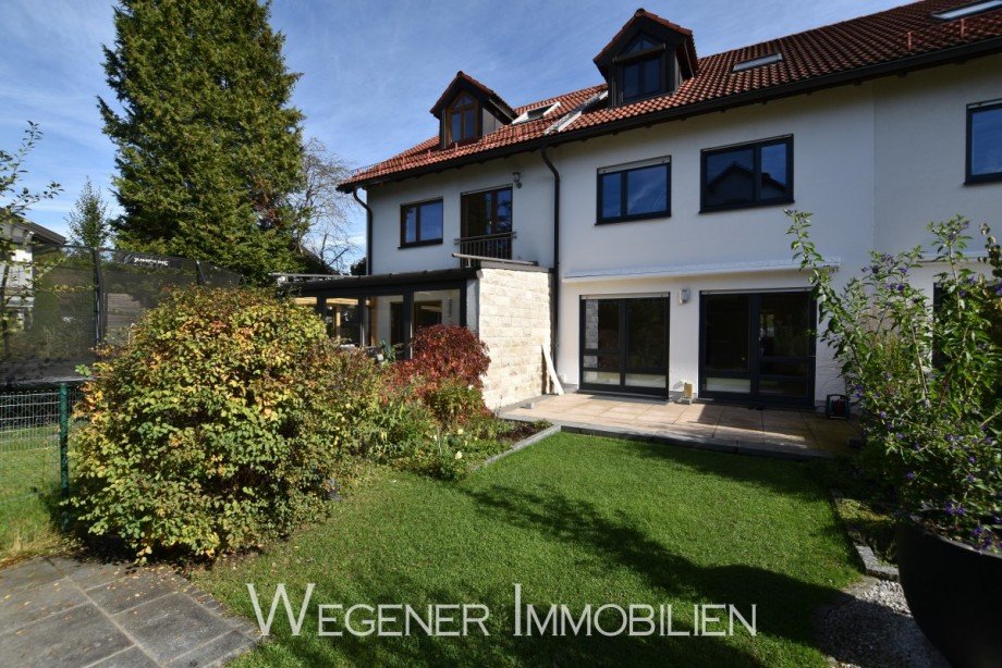Ansicht Garten Reihenmittelhaus Taufkirchen