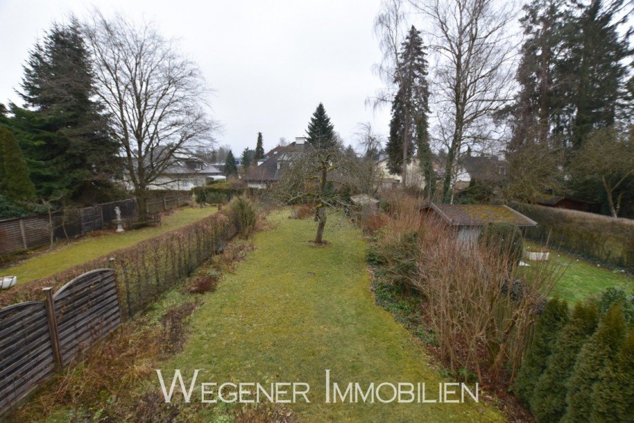 Blick Garten Doppelhaush�lfte M�nchen