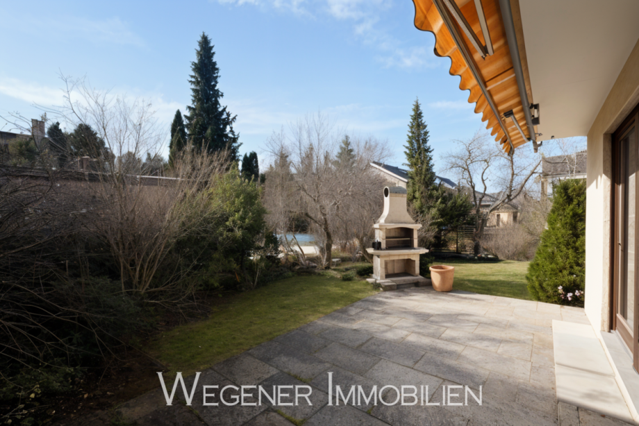 S�d Terrasse Doppelhaush�lfte Vaterstetten