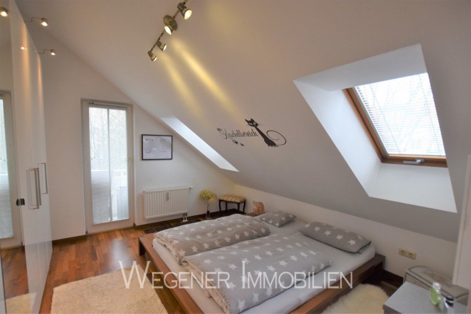 Schlafen Dachgeschosswohnung M�nchen