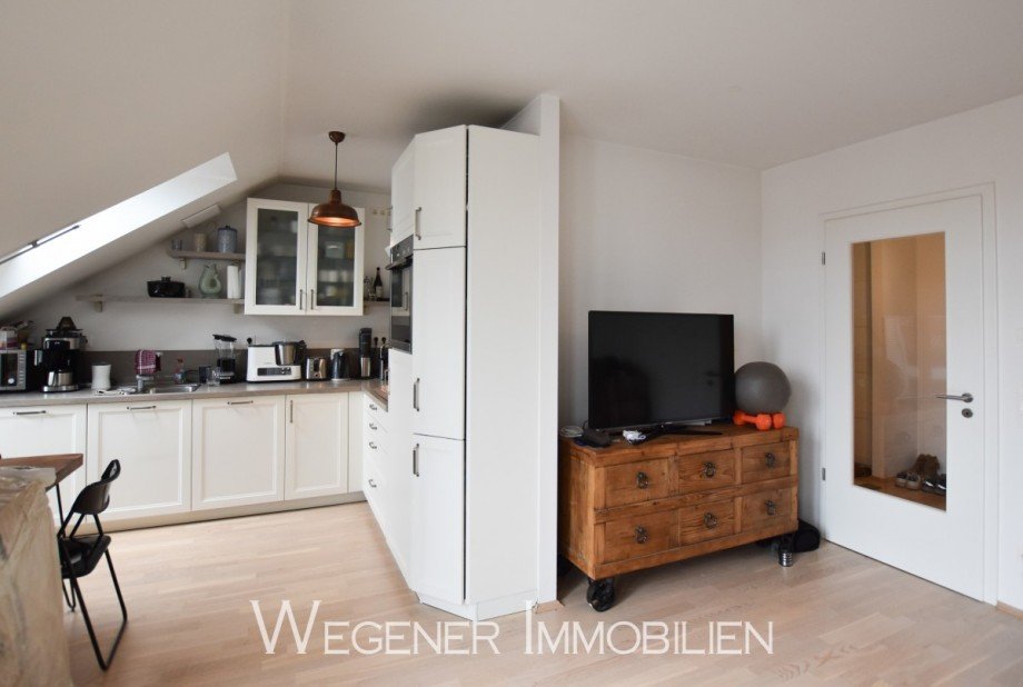 Wohnen Kochen Dachgeschosswohnung Putzbrunn