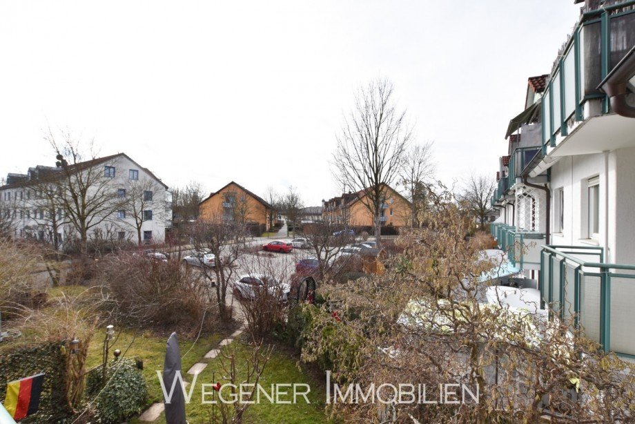 Ausblick Balkon Etagenwohnung Markt Schwaben