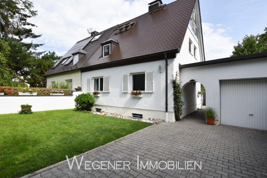 DHH Einfahrt Doppelhaush�lfte M�nchen