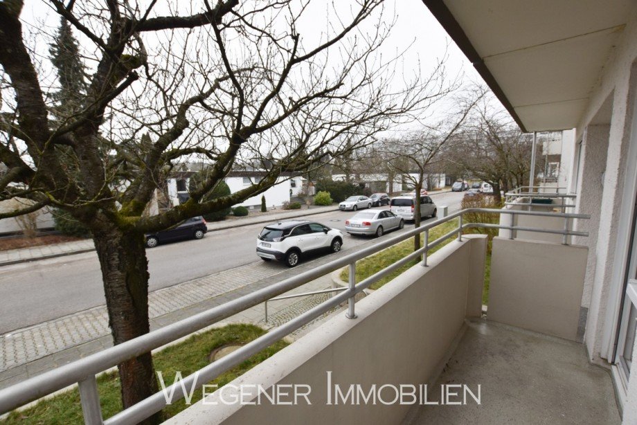 West Balkon WZ Erdgeschosswohnung Haar