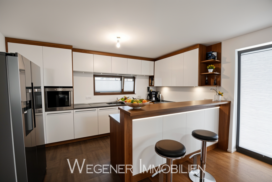 K�che mit EBK Maisonettewohnung Haar
