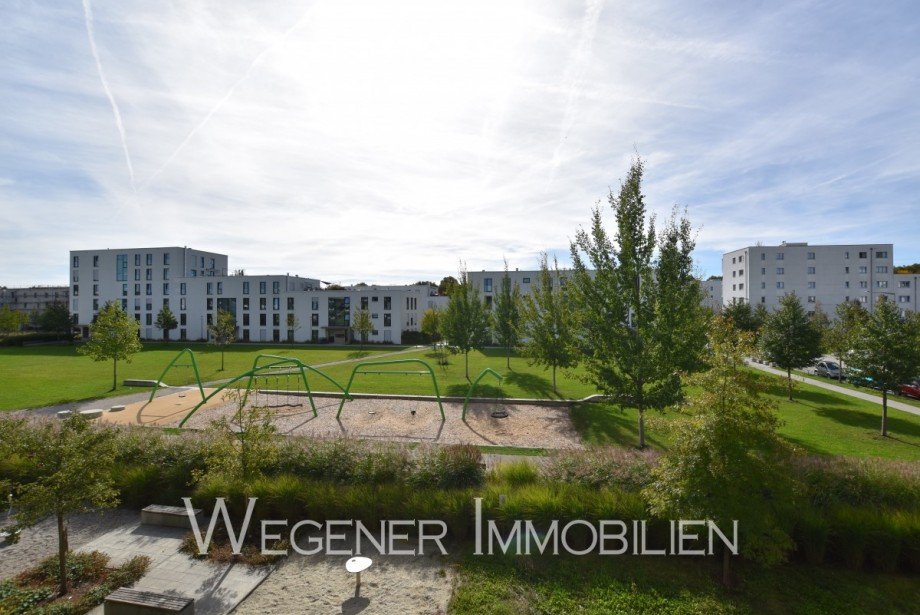 Ausblick Balkon Etagenwohnung M�nchen