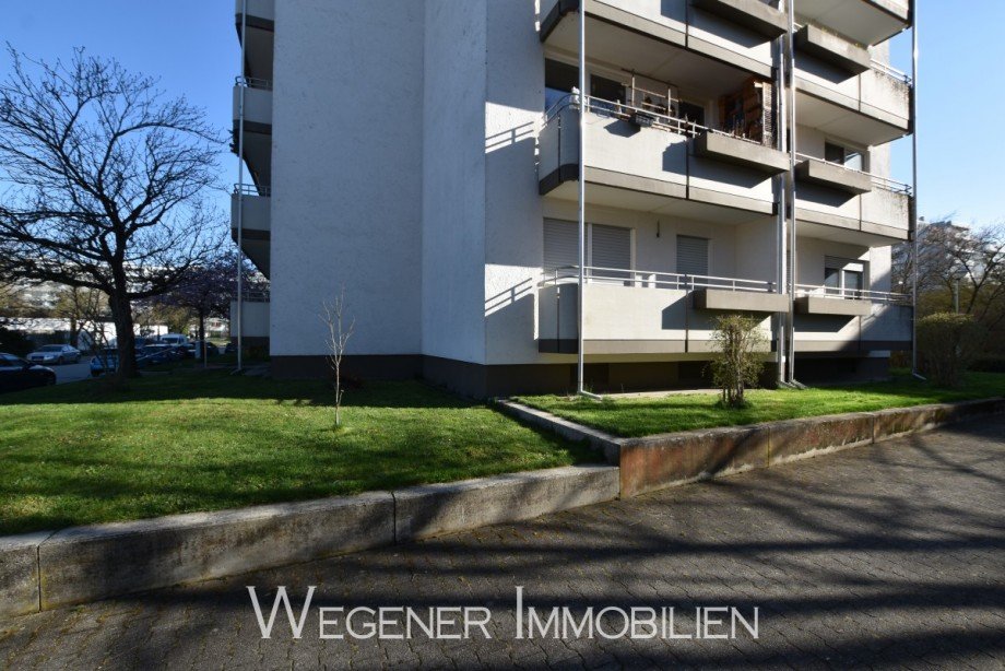 Balkonansicht Erdgeschosswohnung Haar