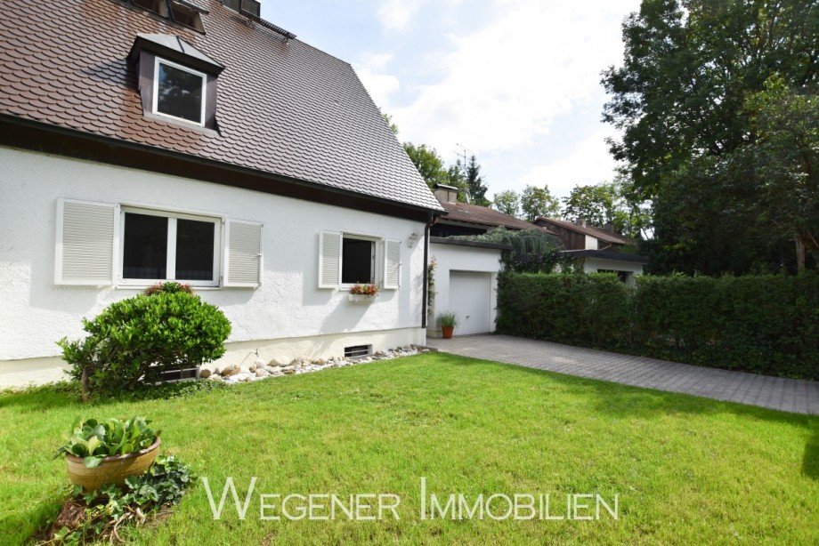 Haus Garten Doppelhaush�lfte M�nchen