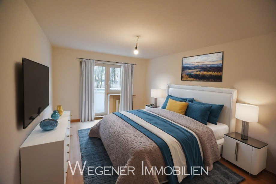 Visu_Schlafen Erdgeschosswohnung Haar