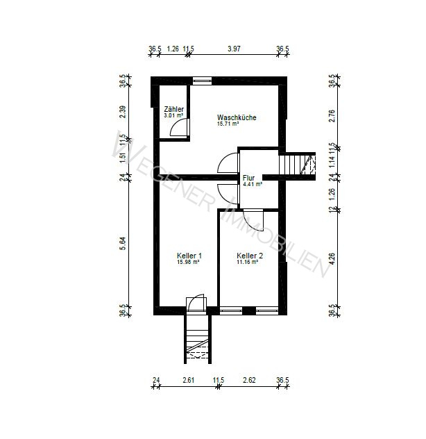 Grundriss KG Bungalow M�nchen