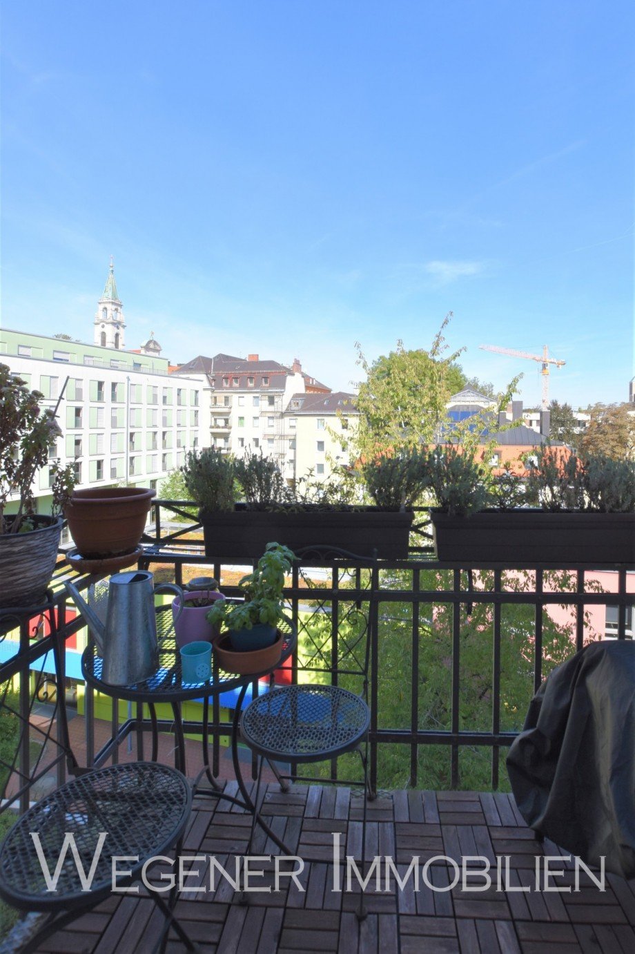 Balkon K�che Etagenwohnung M�nchen