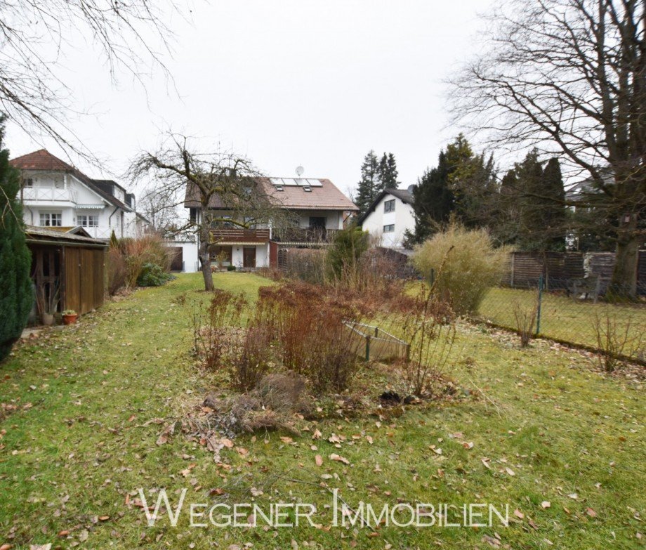 Garten Blick Haus Doppelhaush�lfte M�nchen