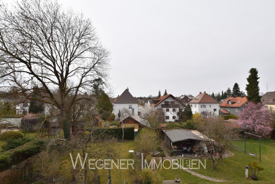 Ausblick Balkon Dachgeschosswohnung M�nchen