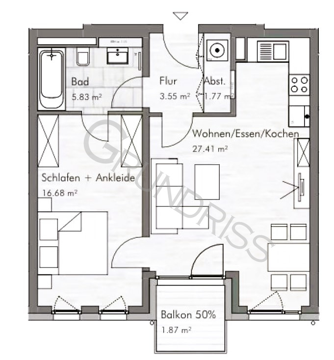 Grundriss Etagenwohnung Haar