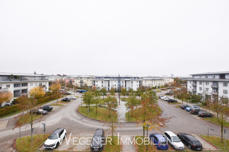 Unverbaute Ausblick Dachgeschosswohnung Haar