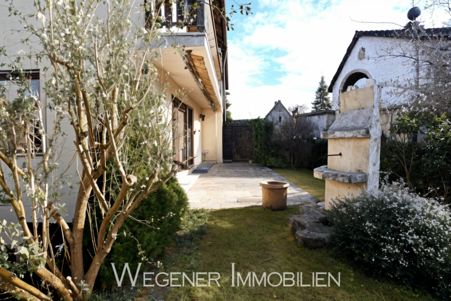 Garten Terrasse Doppelhaush�lfte Vaterstetten