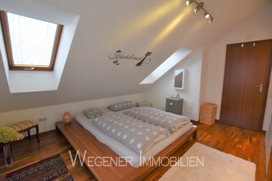 Schlafzimmer_ Dachgeschosswohnung M�nchen