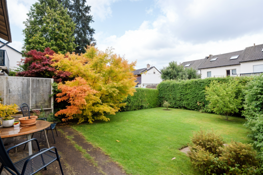 Ansicht Garten Doppelhaush�lfte M�nchen