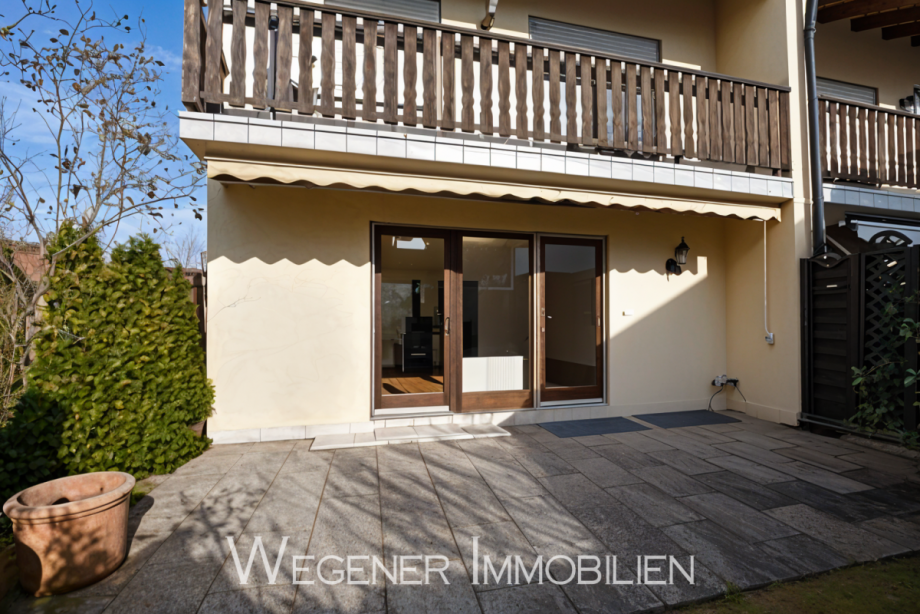 Terrasse Doppelhaush�lfte Vaterstetten