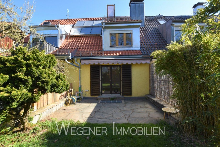 Terrasse Doppelhaush�lfte M�nchen