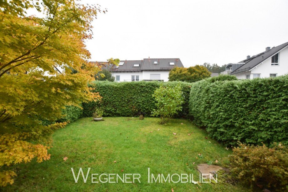 Garten Ansicht Doppelhaush�lfte M�nchen