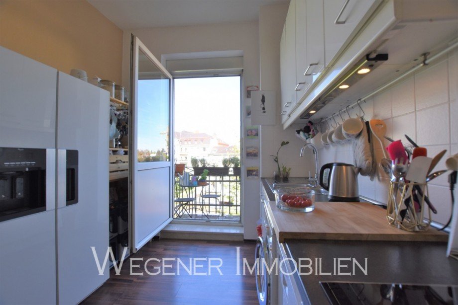 K�che mit Zugang Balkon Etagenwohnung M�nchen