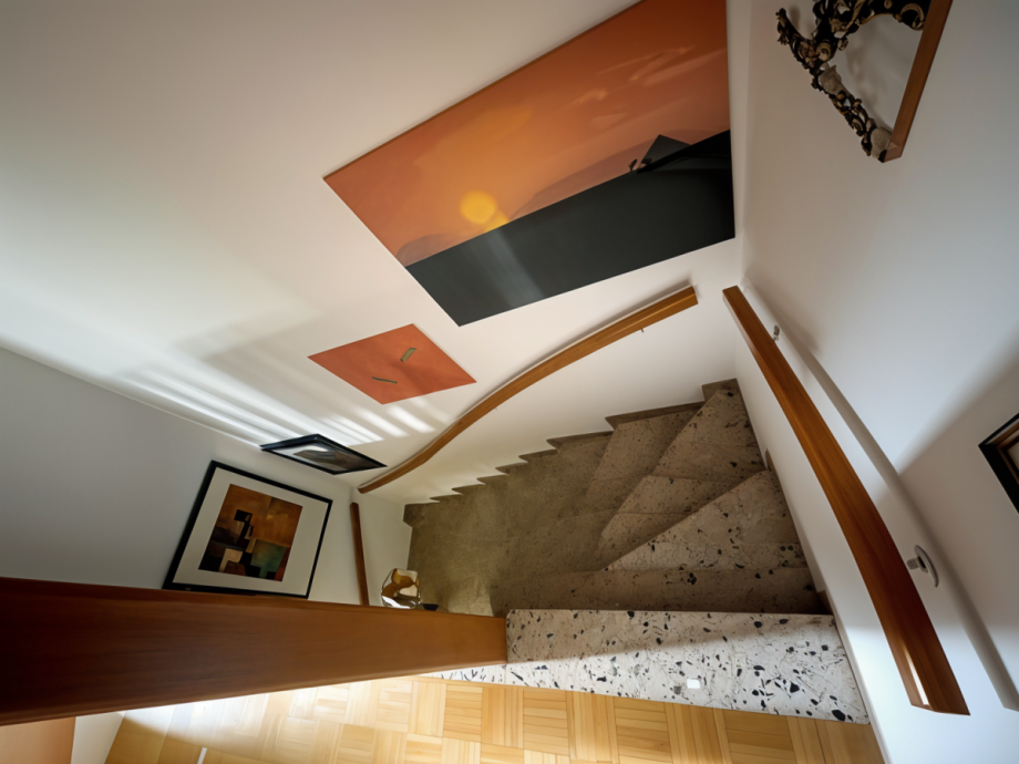 Treppenaufgang Doppelhaush�lfte M�nchen