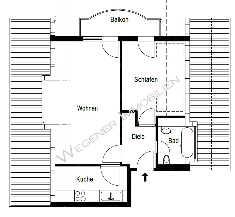 Grundriss_Berg am Laim Dachgeschosswohnung M�nchen