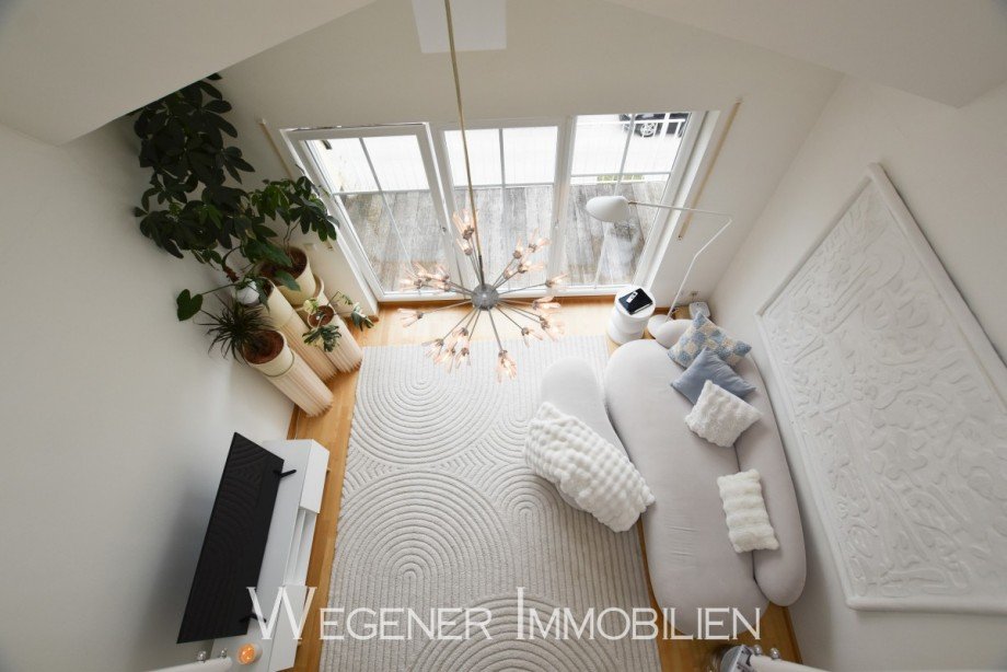 Blick von der Gaolerie Maisonettewohnung M�nchen