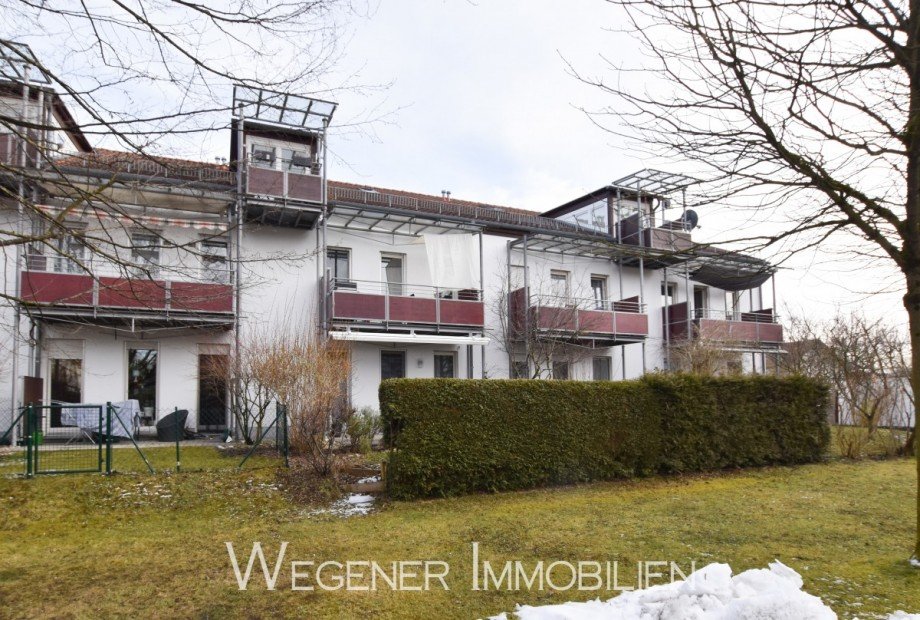 Balkonansicht Etagenwohnung Poing