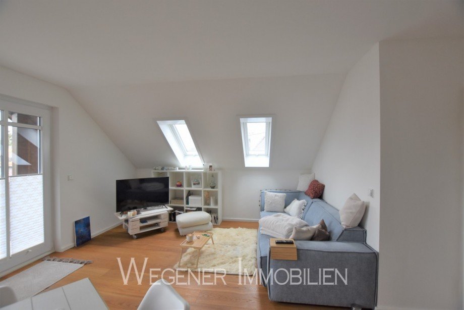 Wohnzimmer Dachgeschosswohnung M�nchen