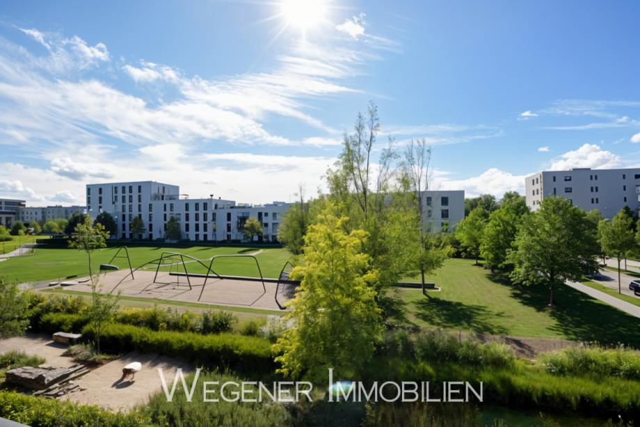 Blick v. Balkon Etagenwohnung M�nchen