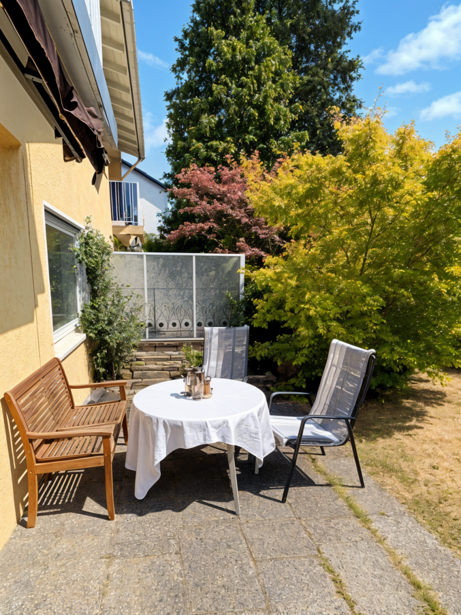 Terrasse Doppelhaush�lfte M�nchen